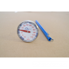 Термометр с щупом механический из нержавеющей стали